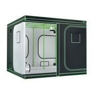 Detailed information about the product Greenfingers Grow Tent Kits 240x240x200cm Hydroponics Indoor Grow System Black