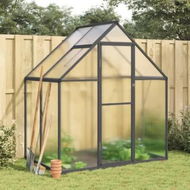 Detailed information about the product Greenhouse with Base Frame Anthracite 169x114x195 cm Aluminium