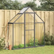 Detailed information about the product Greenhouse with Base Frame Anthracite 169x58x195 cm Aluminium