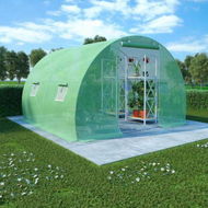 Detailed information about the product Greenhouse With Steel Foundation Garden Shed Storage Tunnel Plant 3x2 M