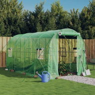 Detailed information about the product Greenhouse with Steel Frame Green 8 mÂ² 4x2x2 m