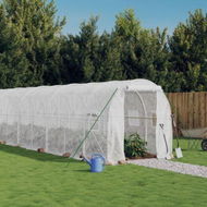 Detailed information about the product Greenhouse with Steel Frame White 12 mÂ² 6x2x2 m