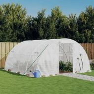 Detailed information about the product Greenhouse with Steel Frame White 16 mÂ² 4x4x2 m