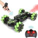 (Green)Remote Control Car Hand Controlled Gesture RC Stunt Car with Spray , Lights and Music for Kids, 4WD 2.4GHz Off-Road 360 Rotation Toy Car Gift. Available at Crazy Sales for $54.99