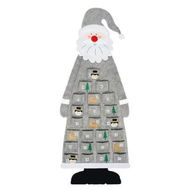 Detailed information about the product Grey Felt Christmas Tree Advent Calendar Wall Hanging with 24 Pockets for Santa 24 Day Countdown Christmas Decoration Gift