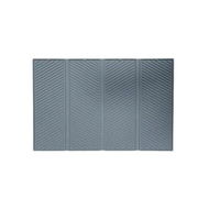 Detailed information about the product Grey Four Fold 58x38cm Square Silicone Drain Mat Multifunctional Kitchen Drying Insulation Mat