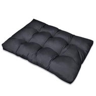 Detailed information about the product Grey Upholstered Seat Cushion 120 X 80 X 10 Cm