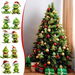 Grinch Acrylic Hanging Ornaments 10PCS Cute Green Christmas Tree Decorations. Available at Crazy Sales for $19.95