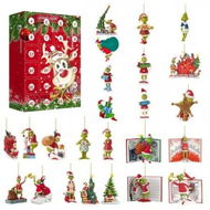 Detailed information about the product Grinch Advent Calendar Christmas Surprises 24 Days of Collectible for Kids Teens Christmas Vacation Gifts Christmas Decorations