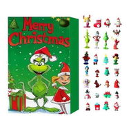 Detailed information about the product Grinch Advent Calendar Set of 24 Cute Cartoon Figures Dolls For Christmas Holiday Stocking Stuffer