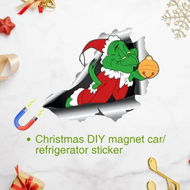 Detailed information about the product Grinch Christmas Car Refrigerator Decorations Reflective Bulb Magnets Ornaments Christmas Holiday Home Decor