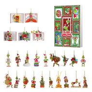 Detailed information about the product Grinch Christmas Countdown Calendar,with 24 Collectible Advent Calendar for Kids Boy Girls,Xmas Vacation Gifts Idea