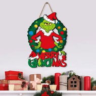 Detailed information about the product Grinch Christmas Decorations Hanging Signs Door Sign for Holiday Decor Ornaments for Christmas Tree