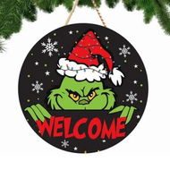 Detailed information about the product Grinch Christmas Decorations Hanging Signs Door Sign for Holiday Decor Ornaments for Christmas Tree