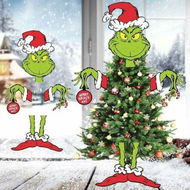 Detailed information about the product Grinch Christmas Decorations, Large Christmas Tree Ornament, Funny Grinch Decoration for Christmas Tree