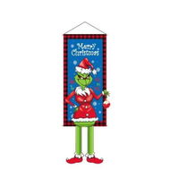 Detailed information about the product Grinch Christmas Decorations Merry Christmas Banner Indoor Home Decor of Porch Door Hanging Flag