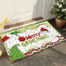 Grinch Christmas Doormat Plaid Washable Non-Slip Front Door Mat Indoor Outdoor Holiday Decor. Available at Crazy Sales for $17.99