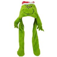 Detailed information about the product Grinch Christmas Hat with Movable Ears Ideal For Christmas Parties Holiday Events And Festive Gatherings