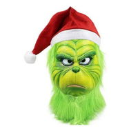 Detailed information about the product Grinch Christmas Mask Green Cosplay Mask, Costume Christmas Holiday Party Costume Props