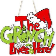 Detailed information about the product Grinch Christmas Wooden Door Sign Thief Stole Decor for Holiday Xmas Door Wall Tree Decorations Indoor Outdoor