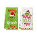 Grinch Holiday Kitchen Towels 2-Pack Absorbent Christmas Bathroom Hand Towels. Available at Crazy Sales for $9.95