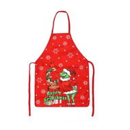 Detailed information about the product Grinch Kitchen Cooking Apron,1 Pack