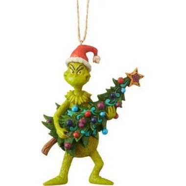 Grinch Ornament Christmas Tree Decoration Hanging Multicolour Festive Holiday Keepsake Display Home Craft Accessory