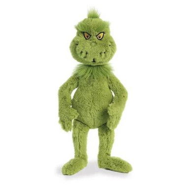 Grinch Plush Stuffed Animal Magical Storytelling Literary Imagination Green 40cm 16 Inch Soft Cuddly Gift