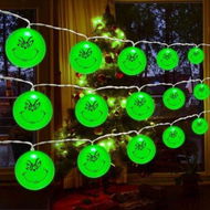 Detailed information about the product Grinchs Christmas Lights,20 LED 10 Ft Battery Operated Grinchs String Lights,Grinchs Decorations for Christmas Tree Home Garden Indoor Outdoor Decor