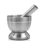 Detailed information about the product Grinder Pill Crusher 304 Stainless Steel Mortar Pestle Medicine Non-Slip Splitter Fine Powder Seniors Kitchen Dogs Pets Tool