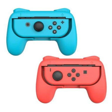 Grips For Nintendo Switch Joy-Con Controller 2 Pack - Game Accessories Joy-Con Handheld Joystick - Blue/Red Combo.