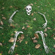 Detailed information about the product Groundbreaker Skeleton Stakes Halloween Decorations, Full Body Skeleton Yard Stake Realistic Yard Lawn Garden Stakes for Halloween Yard Outdoor Decorations