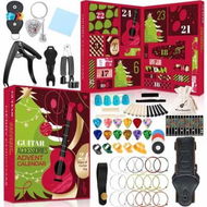 Detailed information about the product Guitar Advent Calendar 2026,24 Days Christmas Countdown Calendar with Gutiar Picks Capo,Strings & Accessories Christmas Gifts