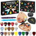 Guitar Picks Advent Calendar 2025,24-Day Countdown with 20 Celluloid & Wood Picks in Multiple Gauges,2 Oud Picks,Pick Holder & Metal Tin Case. Available at Crazy Sales for $24.99