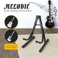 Detailed information about the product Guitar Stand A Frame For Electric Acoustic Bass Guitar Folding Portable Holder Melodic