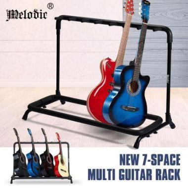 Guitar Stand Melodic 7 Rack Universal Multi Guitar Rack Black