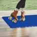 Gym Flooring Set 8 PCS Interlocking PP Puzzle Rubber Tiles Blue. Available at Crazy Sales for $64.95
