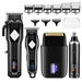 Hair Clippers for Men, Professional Beard Trimmer Men Shaver Electric Razor Nose Trimmer Kit, Cordless Barber Clippers and Trimmers Set (Black). Available at Crazy Sales for $89.95