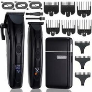 Detailed information about the product Hair Clippers for Men Professional Hair Trimmer Cordless Foil Shavers for Men Set,Rechargeable Barber Clippers Cutting Kit Beard Shaver(Black)