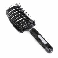 Detailed information about the product Hair Dryer Vent Brush, Massage Brush, Quick Dry Hair, Straight Hairdressing Volume Comb, Curved Anti-Static Styling Tool for Wet and Dry Hair,Black