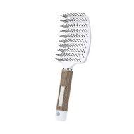 Detailed information about the product Hair Dryer Vent Brush, Massage Brush, Quick Dry Hair, Straight Hairdressing Volume Comb, Curved Anti-Static Styling Tool for Wet and Dry Hair,White