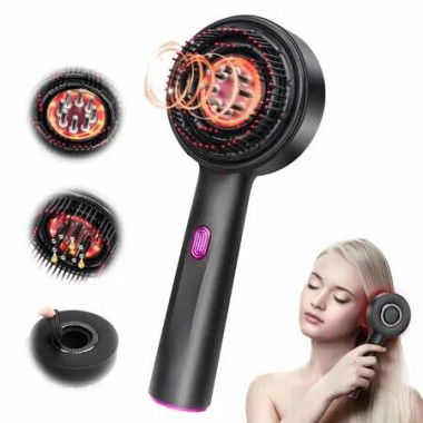 Hair Growth Oil Applicator and Electric Scalp Massager 2 in 1 IPX7 Waterproof Hair Brushes