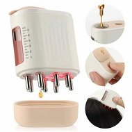 Detailed information about the product Hair Oil Applicator with Red Light, Electric Scalp Massager and Hair Oil Applicator Scalp Care Brush for Hair Oiling