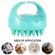 Detailed information about the product Hair Scalp Massager Shampoo Brush Silicone Scalp Scrubber For Washing Brush