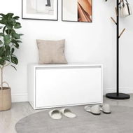 Detailed information about the product Hall Bench 80x40x45 cm White Engineered Wood