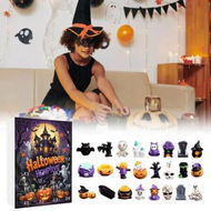 Detailed information about the product Halloween Advent Calendar 2025,Advent Calendar,Collectible,Halloween Countdown Calendar,Ornaments Decorations Gifts