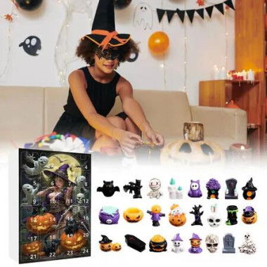 Halloween Advent Calendar 2025,Advent Calendar,Collectible,Halloween Countdown Calendar,Ornaments Decorations Gifts