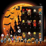 Detailed information about the product Halloween Advent Calendar,Contains 24 Gifts,Halloween Horror Movie Figures Advent Calendar,Halloween Countdown Calendar,Halloween Doll Collectible Figures Gift for Kids (C)