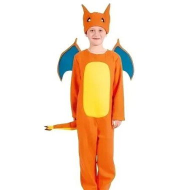 Halloween Charizard 3-PIECE SUIT Costume for Teen Deluxe Animal for the Ultimate Halloween Party Adventure (Height 130cm)