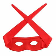 Detailed information about the product Halloween Costume Eye Mask Masquerade Hero Mask Cosplay Party Dress up Accessories,Red